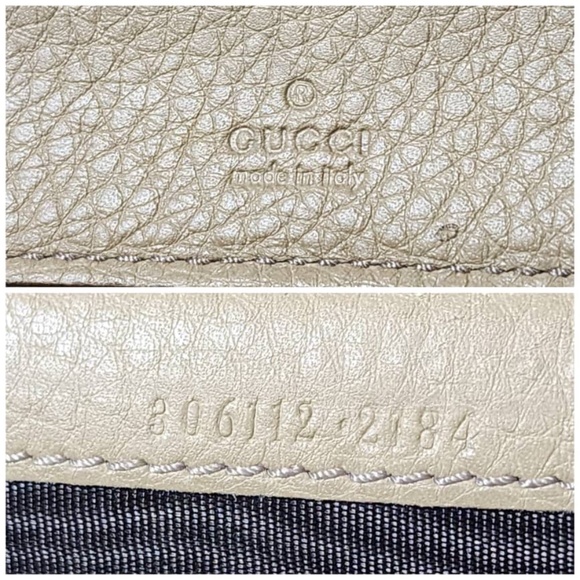 Authentic Gucci Soho GG Logo Continental Wallet Beige - Picture 6 of 15